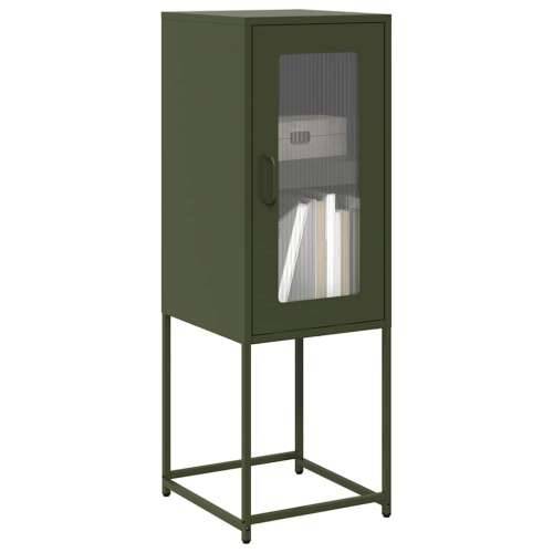 Komoda Maslinasto zelena 36x39x107 cm Hladno valjani čelik - Maslinovo zelena 1 Cijena