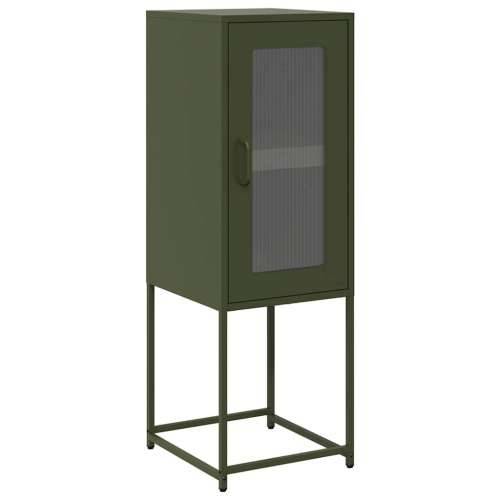 Komoda Maslinasto zelena 36x39x107 cm Hladno valjani čelik - Maslinovo zelena 1 Cijena
