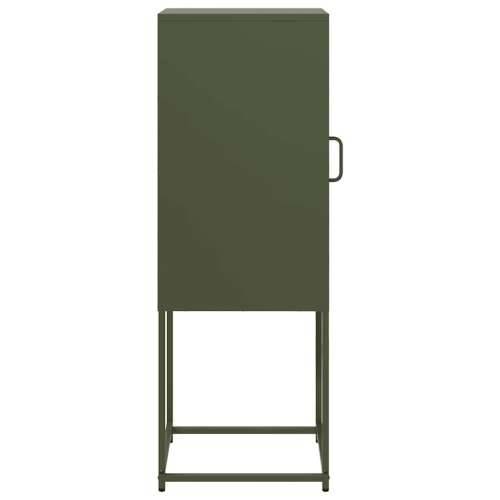 Komoda Maslinasto zelena 36x39x107 cm Hladno valjani čelik - Maslinovo zelena 1 Cijena