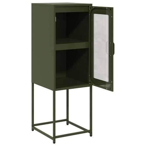 Komoda Maslinasto zelena 36x39x107 cm Hladno valjani čelik - Maslinovo zelena 1 Cijena