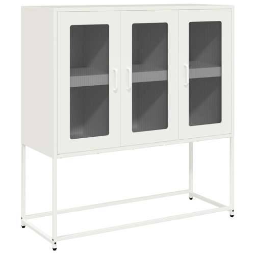 Komoda ružičasta 100,5x39x107 cm hladno valjani čelik - Bijela 1 Cijena