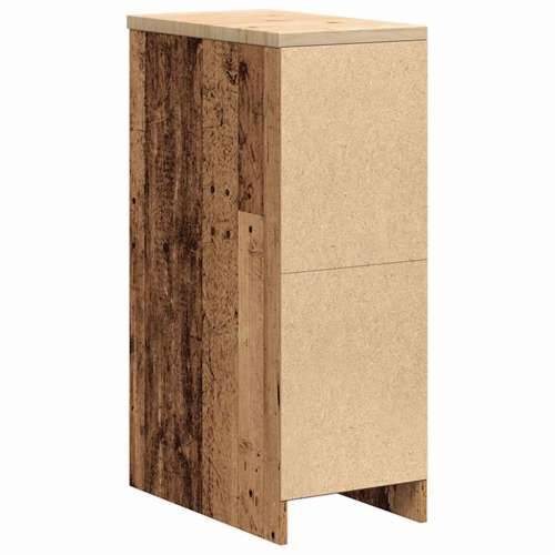 Garažni ormar za odlaganje 30x51x85 cm masivne borovine - Staro drvo 30 x 51 x 85 cm 1 2 police Cijena