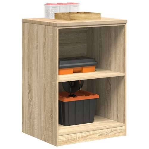 Garažni ormar za odlaganje 60x51x85 cm masivne borovine - sonoma hrast 60 x 51 x 85 cm 1 2 police Cijena