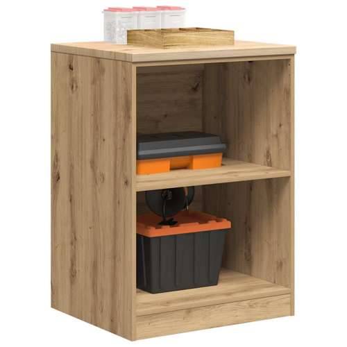 Garažni ormar za odlaganje 60x51x85 cm masivne borovine - artisian oak 60 x 51 x 85 cm 1 2 police Cijena