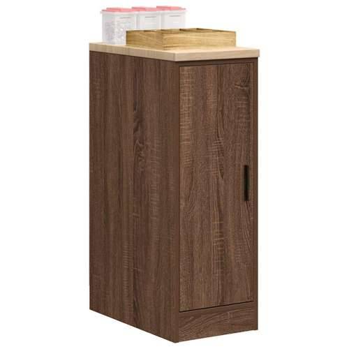 Garažni ormar za odlaganje 30x51x85 cm masivne borovine - Smeđi hrast 30 x 51 x 85 cm 1 1 drvena vrata Cijena