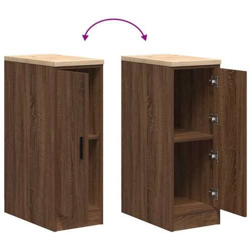 Garažni ormar za odlaganje 30x51x85 cm masivne borovine - Smeđi hrast 30 x 51 x 85 cm 1 1 drvena vrata Cijena