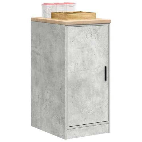 Garažni ormar za odlaganje 40x51x85 cm masivne borovine - Beton siva 40 x 51 x 85 cm 1 1 drvena vrata Cijena
