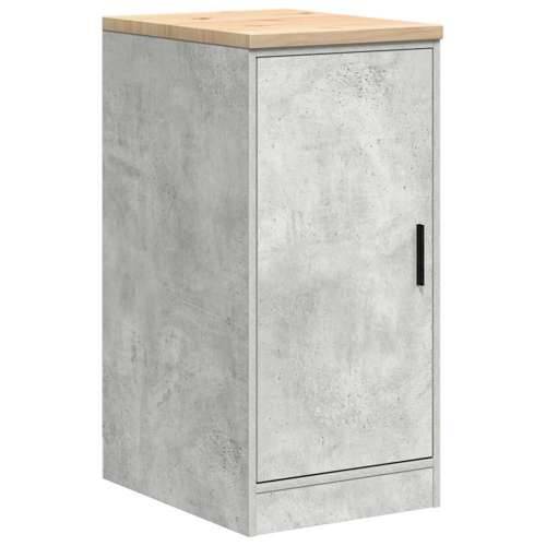 Garažni ormar za odlaganje 40x51x85 cm masivne borovine - Beton siva 40 x 51 x 85 cm 1 1 drvena vrata Cijena
