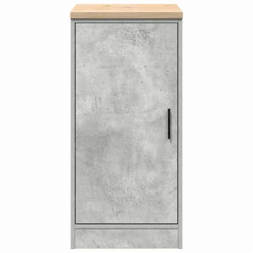 Garažni ormar za odlaganje 40x51x85 cm masivne borovine - Beton siva 40 x 51 x 85 cm 1 1 drvena vrata Cijena