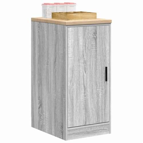 Garažni ormar za odlaganje 40x51x85 cm masivne borovine - Sivi hrast sonoma 40 x 51 x 85 cm 1 1 drvena vrata Cijena