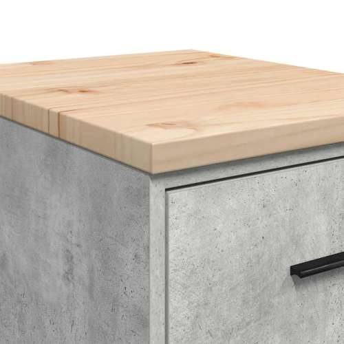 Garažni ormar za odlaganje 40x51x85 cm masivne borovine - Beton siva 40 x 51 x 85 cm 1 4 ladice 4 zásuvky Cijena