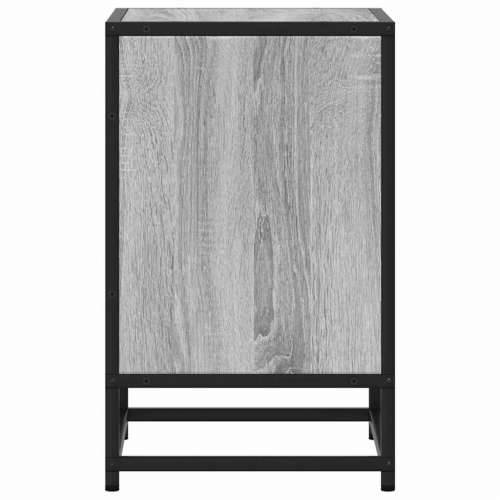 Noćni ormarić Sivi Sonoma 40x31x50 cm Konstruirano drvo i metal - Sivi hrast sonoma 1 Cijena
