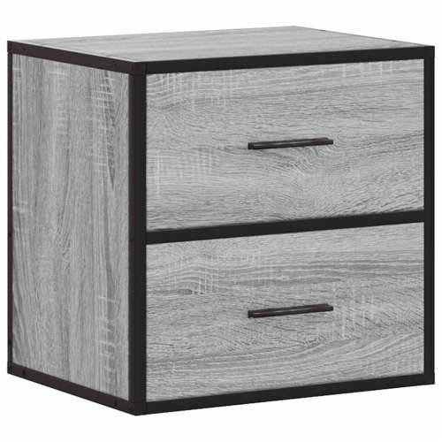 Zidni noćni ormarić Sivi Sonoma 40x31x39,5 cm - Sivi hrast sonoma 1 Cijena