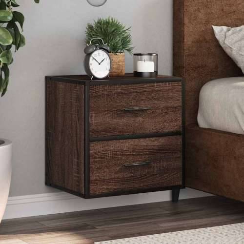 Zidni noćni ormarić smeđi hrast 40x31x39,5 cm - Smeđi hrast 1 Cijena