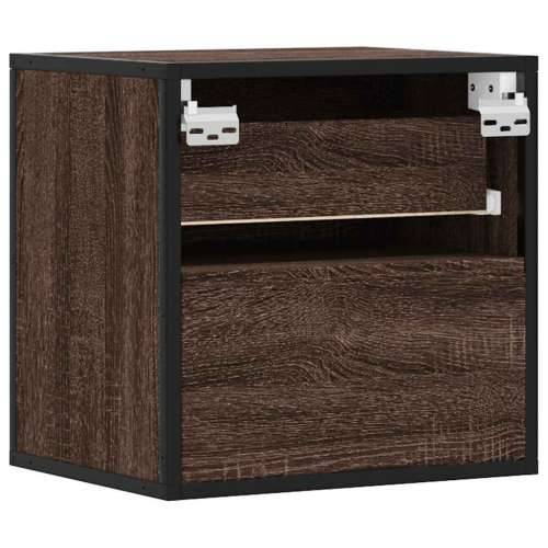 Zidni noćni ormarić smeđi hrast 40x31x39,5 cm - Smeđi hrast 1 Cijena