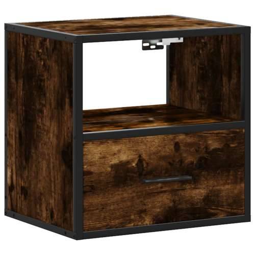 Zidni noćni ormarići 2 kom dimljeni hrast 40x31x39,5 cm - Dimljeni hrast 2 Cijena