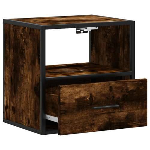 Zidni noćni ormarići 2 kom dimljeni hrast 40x31x39,5 cm - Dimljeni hrast 2 Cijena