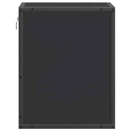 Zidni noćni ormarići 2 kom crni 40x31x39,5 cm - Crna 2 Cijena
