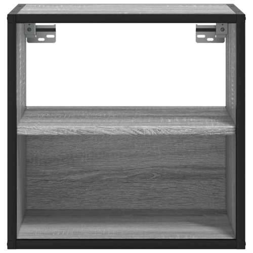 Zidni noćni ormarići 2 kom Sivi Sonoma 40x31x39,5 cm - Sivi hrast sonoma 2 Cijena