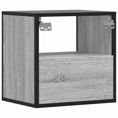 Zidni noćni ormarići 2 kom Sivi Sonoma 40x31x39,5 cm - Sivi hrast sonoma 2 Cijena