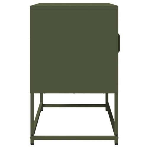 TV ormarić maslinasto zeleni 68x39x60,5 cm hladno valjani čelik - Maslinovo zelena 1 68 cm Cijena