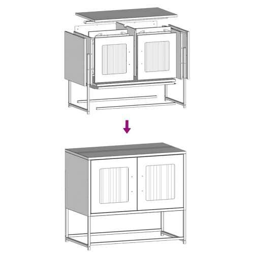 TV ormarić maslinasto zeleni 68x39x60,5 cm hladno valjani čelik - Maslinovo zelena 1 68 cm Cijena