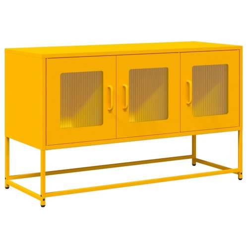 TV ormarić senf žuti 100,5x39x60,5 cm hladno valjani čelik - žuta boja senfa 1 100.5 cm Cijena