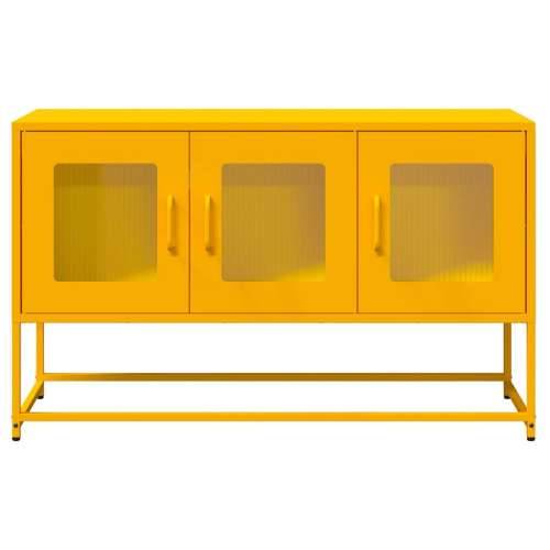 TV ormarić senf žuti 100,5x39x60,5 cm hladno valjani čelik - žuta boja senfa 1 100.5 cm Cijena