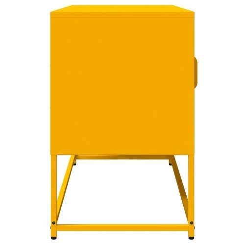 TV ormarić senf žuti 100,5x39x60,5 cm hladno valjani čelik - žuta boja senfa 1 100.5 cm Cijena