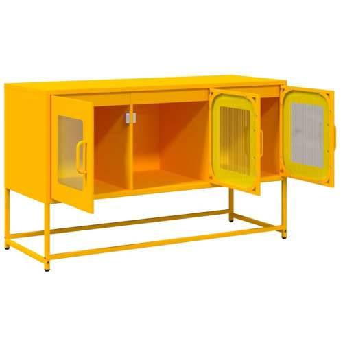 TV ormarić senf žuti 100,5x39x60,5 cm hladno valjani čelik - žuta boja senfa 1 100.5 cm Cijena