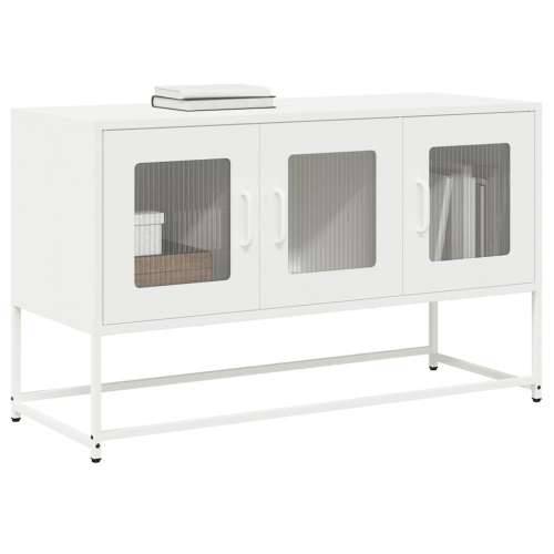TV ormarić bijeli 100,5x39x60,5 cm hladno valjani čelik - Bijela 1 100.5 cm Cijena