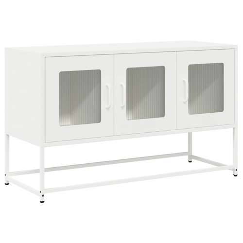 TV ormarić bijeli 100,5x39x60,5 cm hladno valjani čelik - Bijela 1 100.5 cm Cijena