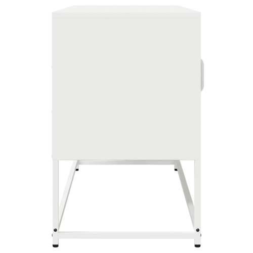 TV ormarić bijeli 100,5x39x60,5 cm hladno valjani čelik - Bijela 1 100.5 cm Cijena