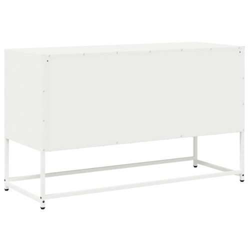 TV ormarić bijeli 100,5x39x60,5 cm hladno valjani čelik - Bijela 1 100.5 cm Cijena