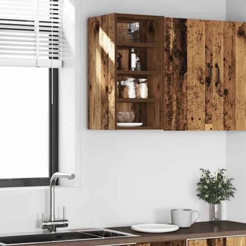Viseći ormarić “Riga” staro drvo 30x29,5x60 cm - Staro drvo 30 x 29.5 x 60 cm 1 1x hanging cabinet (4 shelves) Cijena