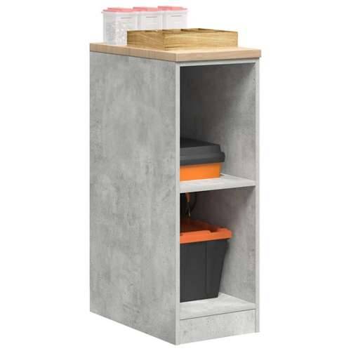 Garažni ormar za odlaganje 30x51x85 cm masivne borovine - Beton siva 30 x 51 x 85 cm 1 2 police Cijena