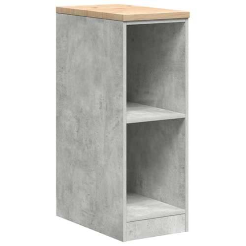 Garažni ormar za odlaganje 30x51x85 cm masivne borovine - Beton siva 30 x 51 x 85 cm 1 2 police Cijena