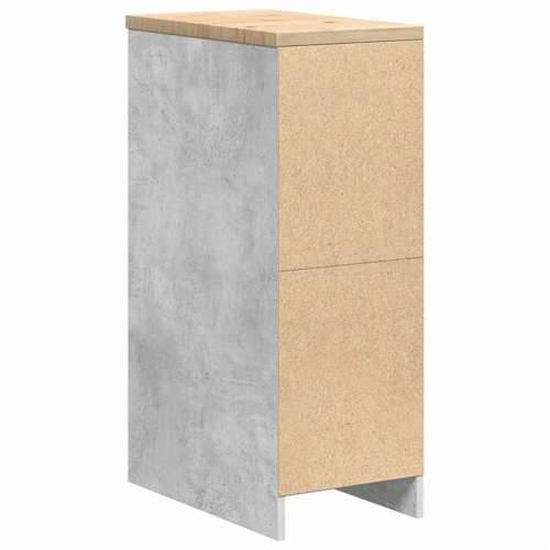 Garažni ormar za odlaganje 30x51x85 cm masivne borovine - Beton siva 30 x 51 x 85 cm 1 2 police Cijena