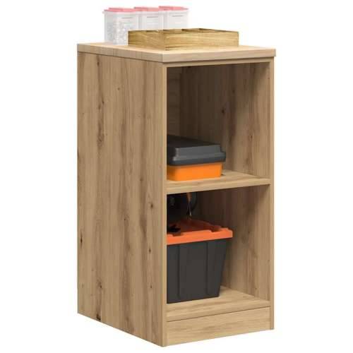 Garažni ormar za odlaganje 40x51x85 cm masivne borovine - artisian oak 40 x 51 x 85 cm 1 2 police Cijena