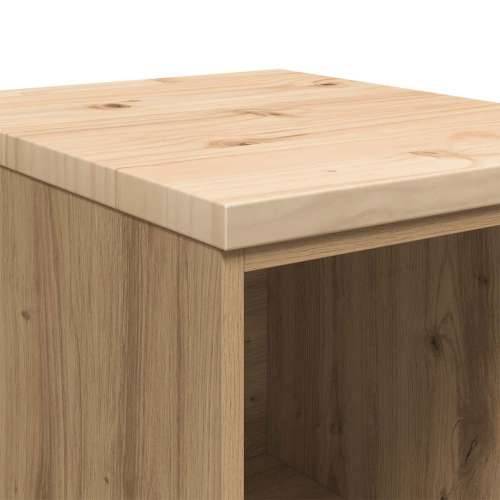 Garažni ormar za odlaganje 40x51x85 cm masivne borovine - artisian oak 40 x 51 x 85 cm 1 2 police Cijena
