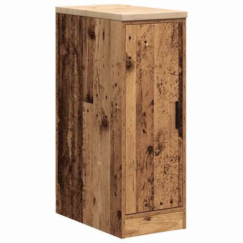 Garažni ormar za odlaganje 30x51x85 cm masivne borovine - Staro drvo 30 x 51 x 85 cm 1 1 drvena vrata Cijena