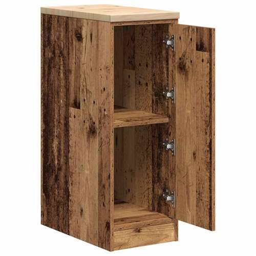 Garažni ormar za odlaganje 30x51x85 cm masivne borovine - Staro drvo 30 x 51 x 85 cm 1 1 drvena vrata Cijena