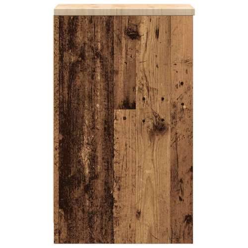 Garažni ormar za odlaganje 30x51x85 cm masivne borovine - Staro drvo 30 x 51 x 85 cm 1 1 drvena vrata Cijena