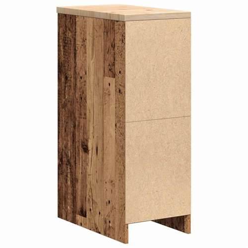 Garažni ormar za odlaganje 30x51x85 cm masivne borovine - Staro drvo 30 x 51 x 85 cm 1 1 drvena vrata Cijena