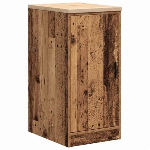 Garažni ormar za odlaganje 40x51x85 cm masivne borovine - Staro drvo 40 x 51 x 85 cm 1 1 drvena vrata Cijena