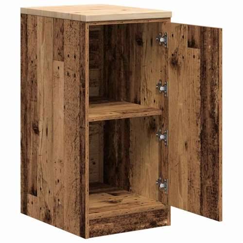 Garažni ormar za odlaganje 40x51x85 cm masivne borovine - Staro drvo 40 x 51 x 85 cm 1 1 drvena vrata Cijena
