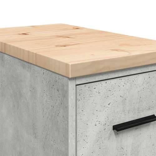 Garažni ormar za odlaganje 30x51x85 cm masivne borovine - Beton siva 30 x 51 x 85 cm 1 4 ladice 4 zásuvky Cijena