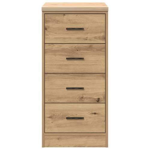 Garažni ormar za odlaganje 40x51x85 cm masivne borovine - artisian oak 40 x 51 x 85 cm 1 4 ladice 4 zásuvky Cijena