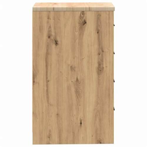 Garažni ormar za odlaganje 40x51x85 cm masivne borovine - artisian oak 40 x 51 x 85 cm 1 4 ladice 4 zásuvky Cijena