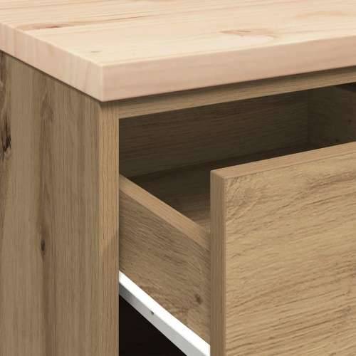 Garažni ormar za odlaganje 40x51x85 cm masivne borovine - artisian oak 40 x 51 x 85 cm 1 4 ladice 4 zásuvky Cijena
